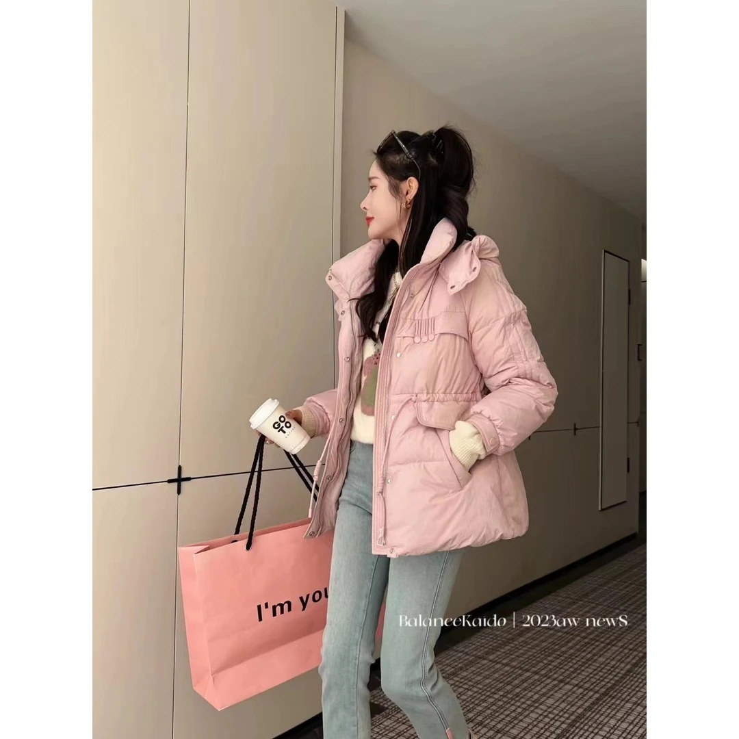 泡妈童装    2024冬季亲子儿童休闲女大童时尚羽绒服25508