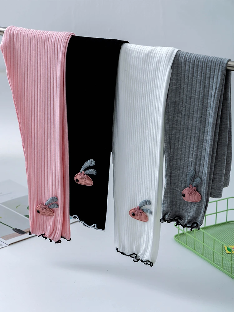 【夏薄透气长裤】女童打底裤夏季薄款儿童裤子外穿宝宝防蚊裤长裤