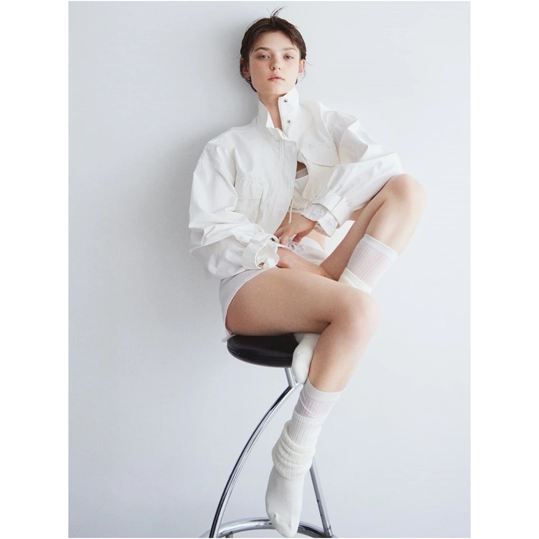 【MonTendre】 秋季新款 S 时尚休闲气质百搭工装短夹克