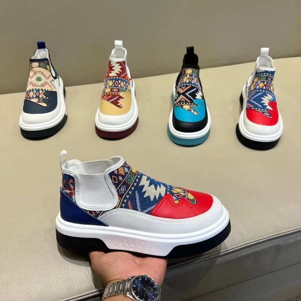 JK23-811秋冬新款男士休闲鞋舒适百搭一脚蹬男鞋时尚休闲鞋