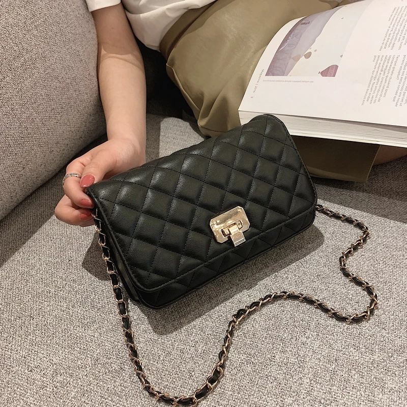 MANNILA/漫尼拉网红洋气女士小众小包包夏季百搭ins韩版斜跨绣线