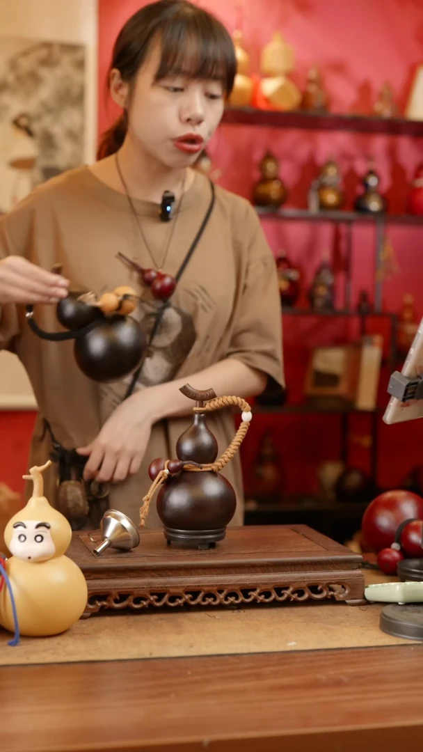 【闪购商品】精品天然大漆工艺防渗内胆酒葫芦~114