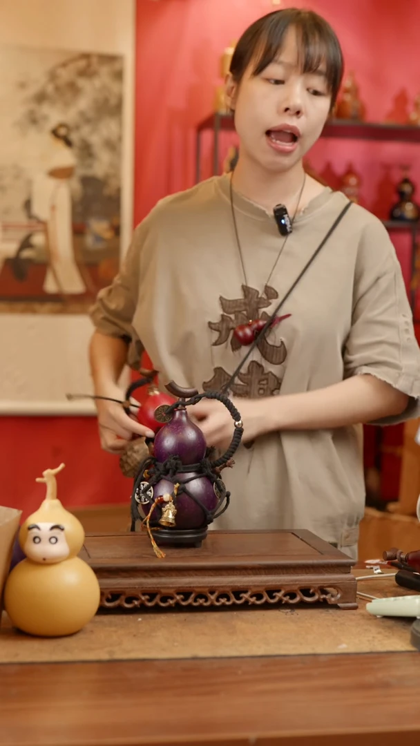 【闪购商品】48号精品天然大漆工艺防渗内胆酒葫芦~