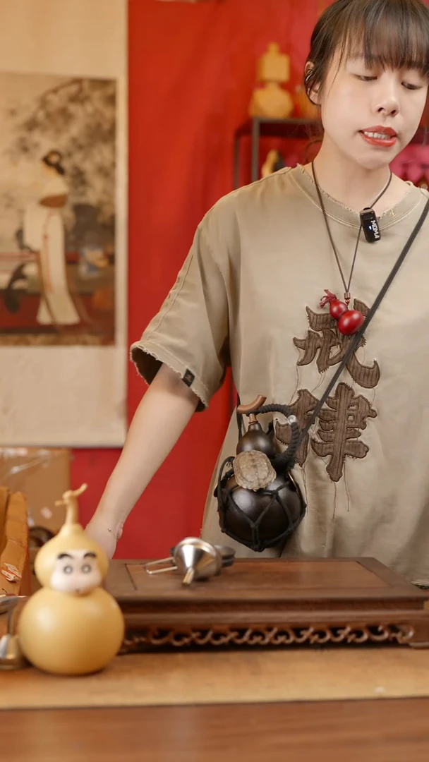 【闪购商品】精品天然大漆工艺防渗内胆酒葫芦~170