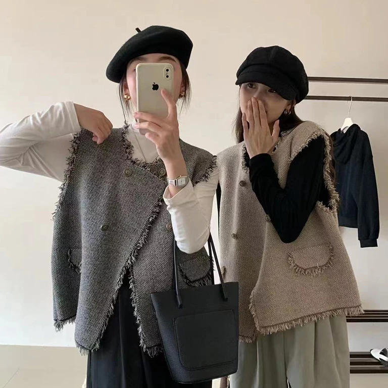 【蕾姐专属】女款小香风无袖外套NM68179