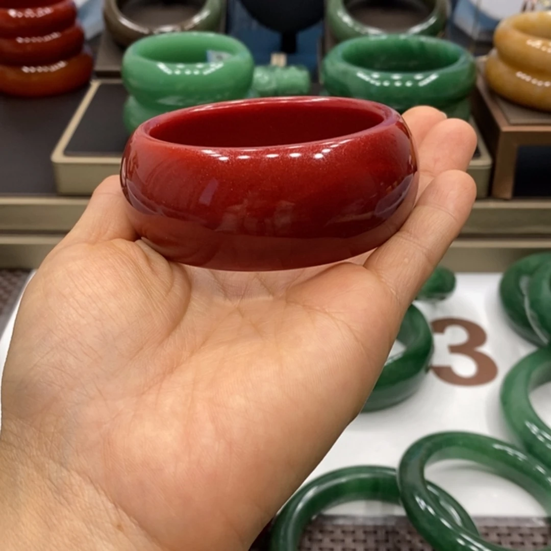 【闪购商品】东陵石手镯未镶嵌胖**嘟