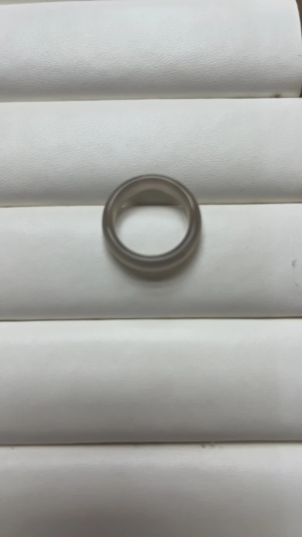 灰玛瑙戒指3mm-298D