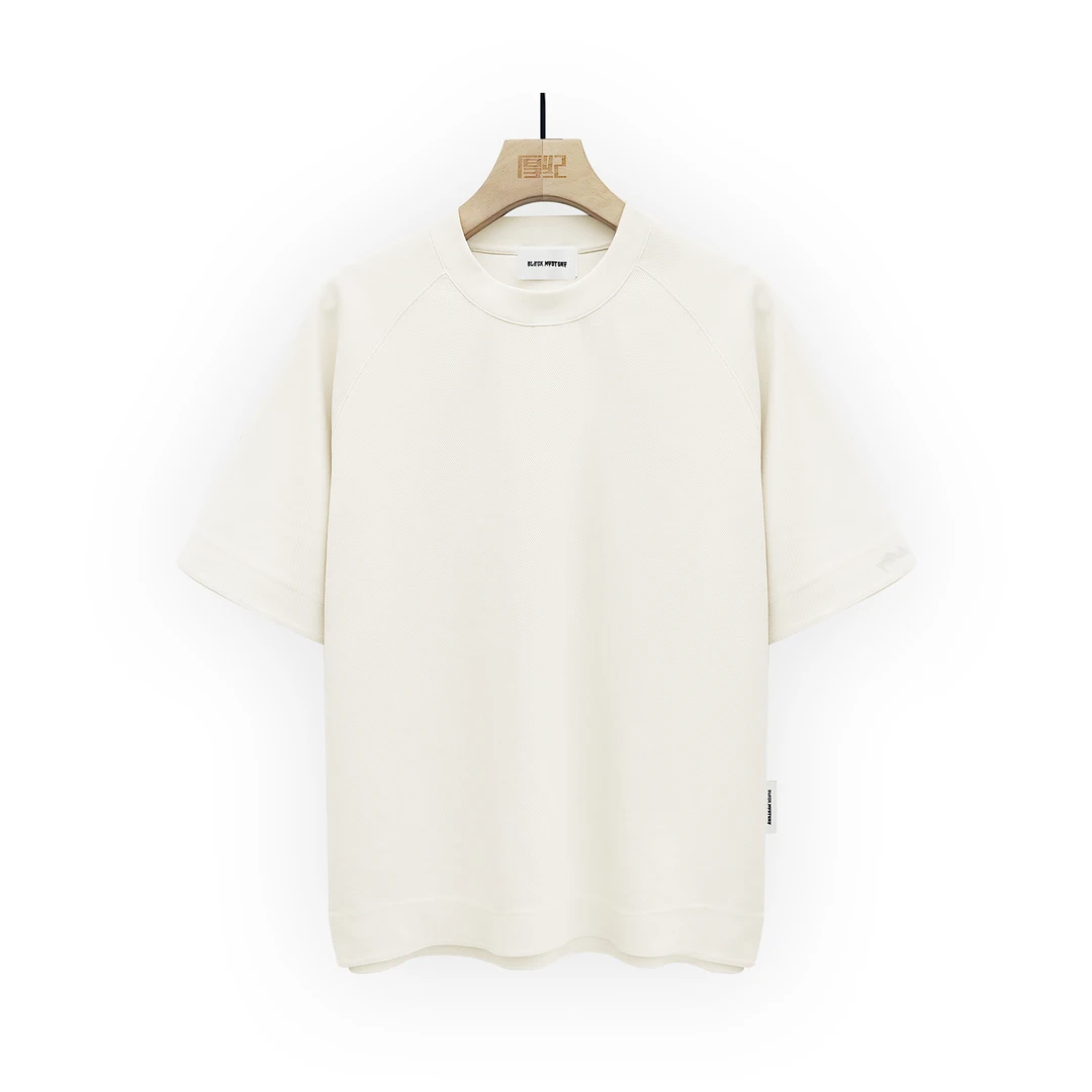 【BlackMystery】初见 灵动斜纹高品质抗皱亲肤透气吸湿圆领T恤7010