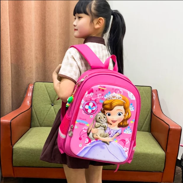 女孩小学生书包1-3-6年级儿童 公主幼儿女童卡通女生时尚