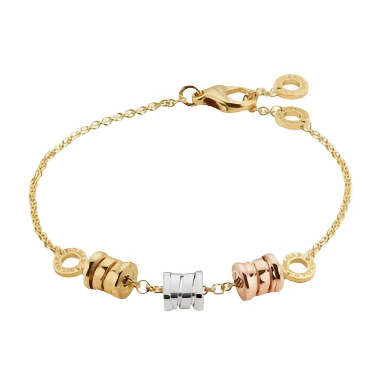 99新 BVLGARI/宝格丽 B.ZERO1.18K玫瑰金黄金白金三色宝格丽手链