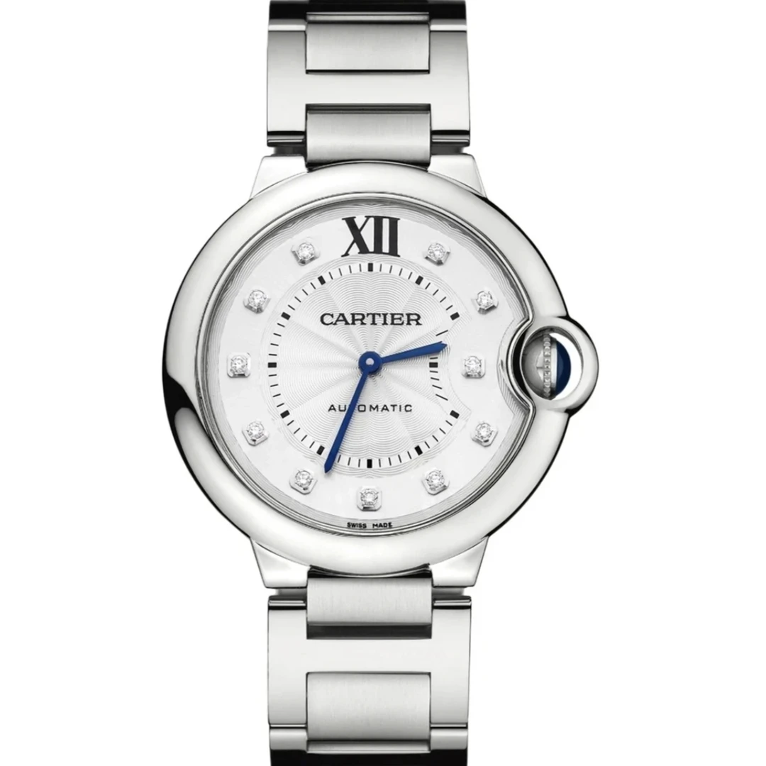 99新 Cartier/卡地亚 卡地亚蓝气球W4BB0021腕表刻度钻21年女士