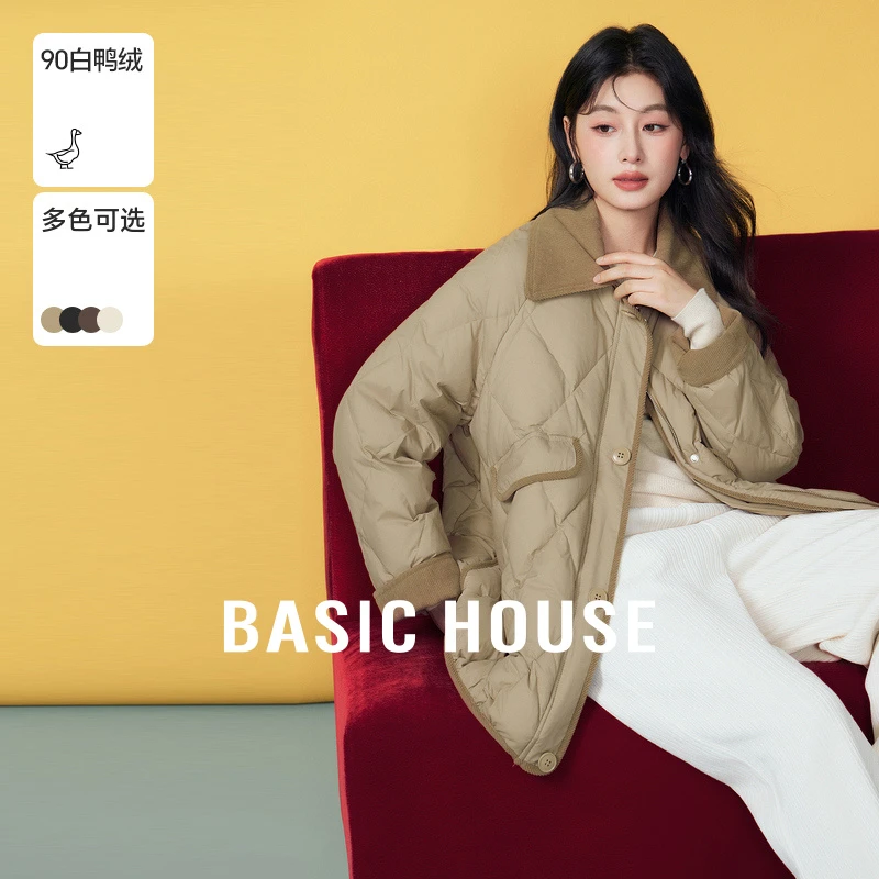 Basic House/百家好新年新衣冬款时尚羽绒服-B06245I1022