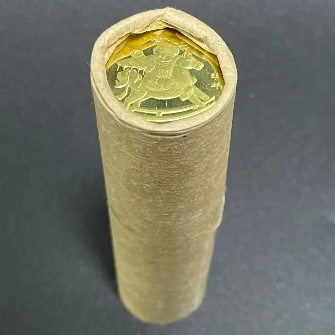 法定货币法定货币2014年贺岁一轮生肖马年纪念币整卷银行原卷50枚