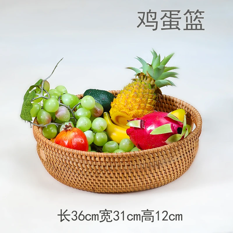 T21-藤编椭圆鸡蛋筐36*31*12