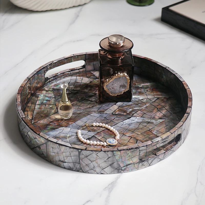 LH绝美澳鲍贝壳盘