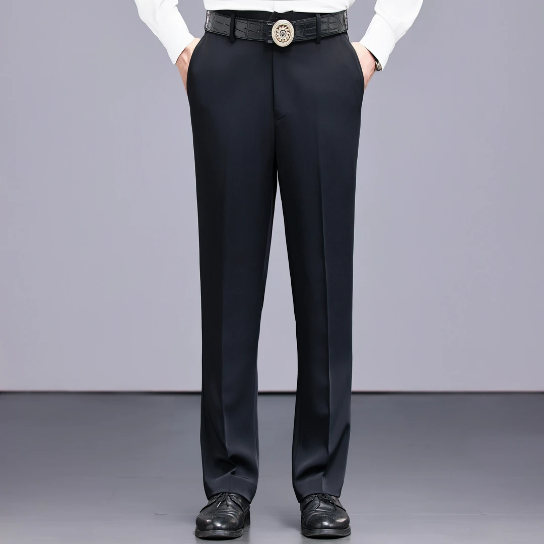 2025年夏季新款休闲裤西裤商务长裤直筒男士特定款