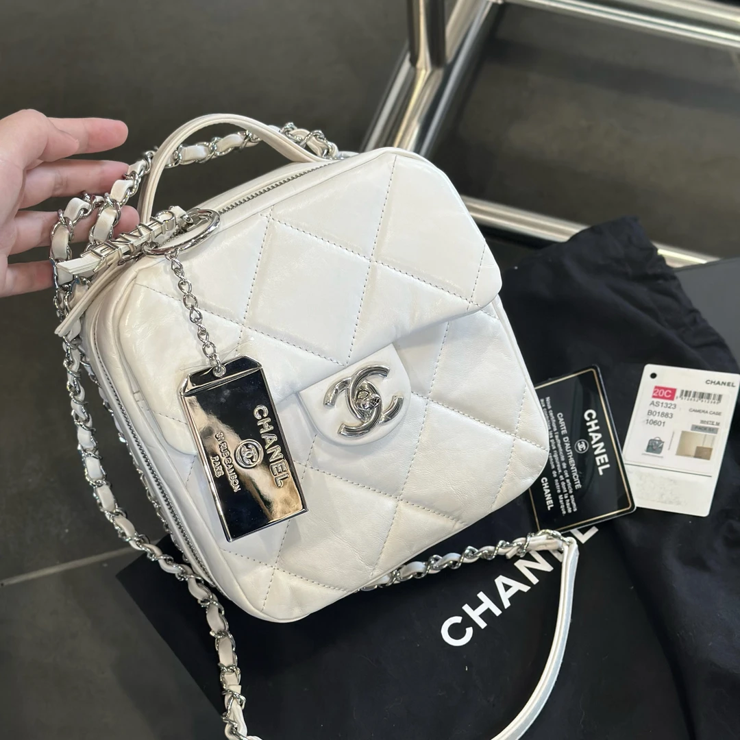 95新 Chanel/香奈儿 Chanel 行李牌系列邮差包 手提斜挎单肩包