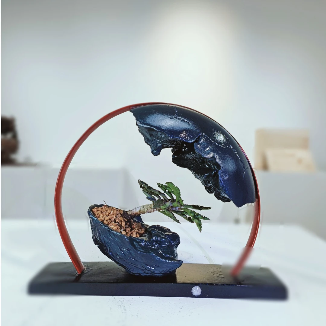 《乾坤-新川派盆景系列作品》原创限量，新中式，摆件，送礼