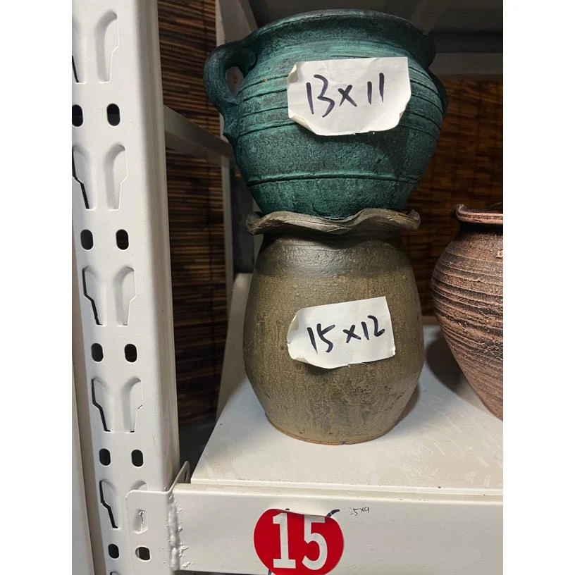 编号15-粗陶花盆复古大口径法师老桩透气绿植盆栽多肉植物高端