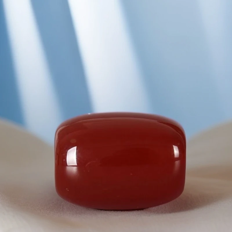 【新款】天然红玛瑙项链转运珠吊坠锁骨链转运珠挂件男女情侣款长久