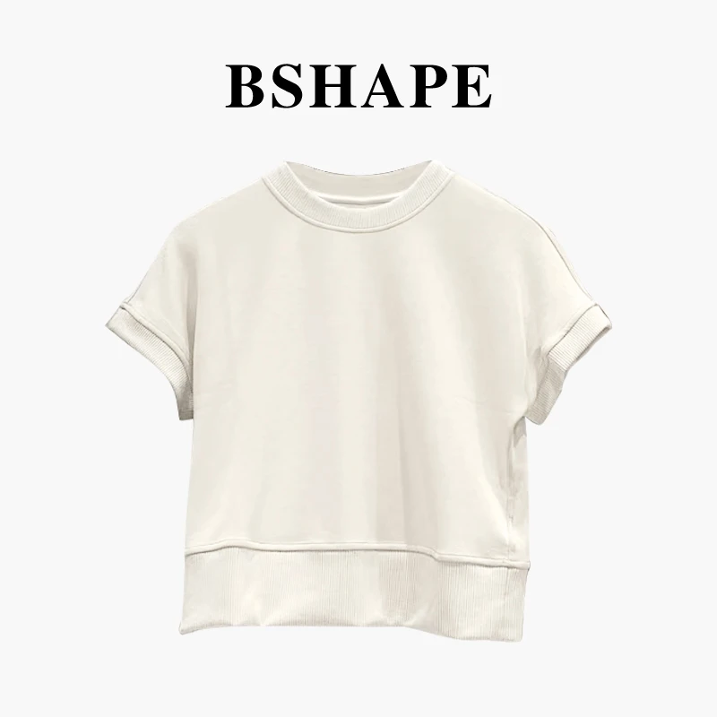 白+石墨灰【高定】瑜伽服上衣跑步运动外穿普拉提短款3513