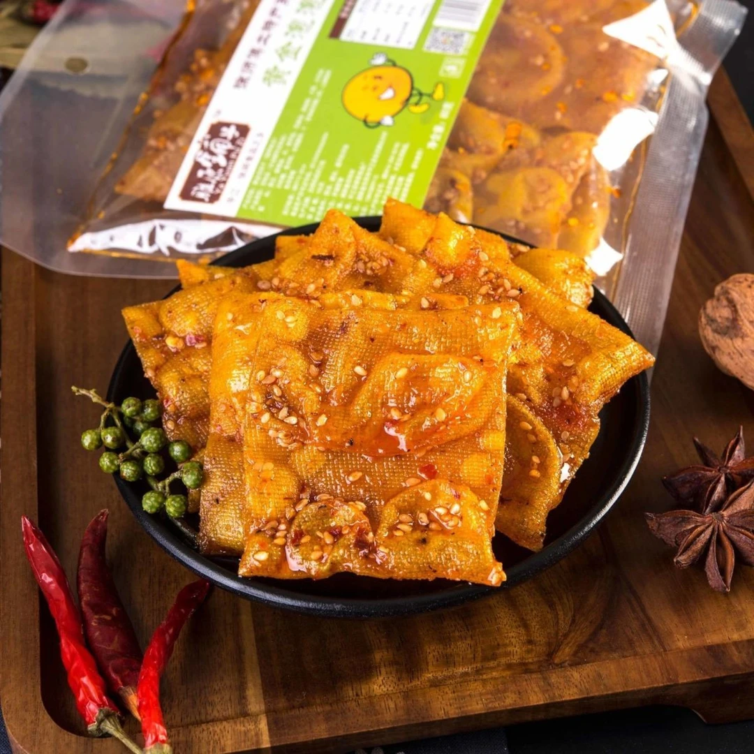 泡泡干湖南平江特产徐师傅泡泡豆干酱干香辣零食小吃豆腐皮干