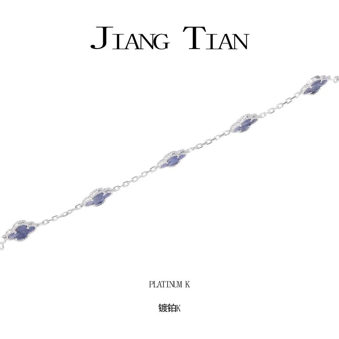 925银手链 CNC精工 五花手链  B4019