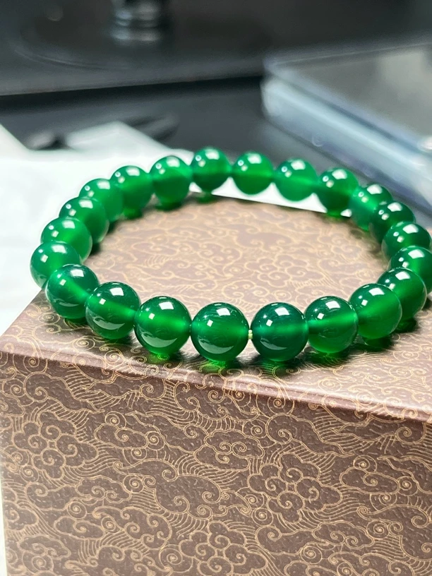 【博桉翡翠】玛瑙手串