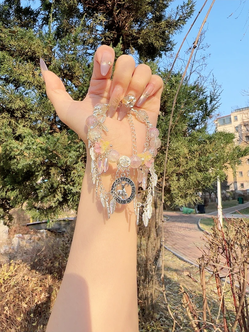 十二星座重工设计定制款唯美少女饰品小众设计高级感