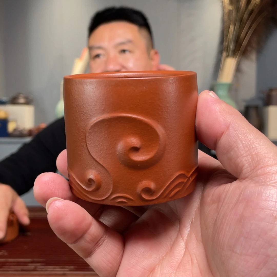 紫砂茶壶吴*生原矿红白