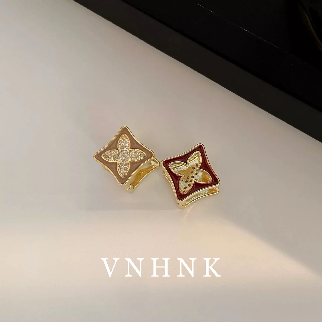 铜合金合成锆石耳饰 美可儿   G169     金色气质百搭耳环