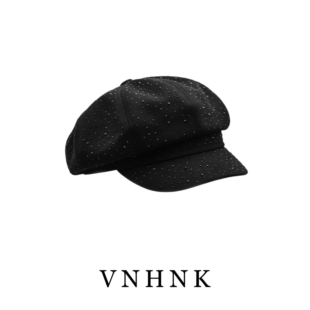 美可儿   E304   黑色气质小众时尚百搭帽子预售