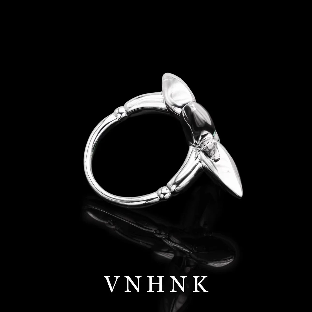 铜合金戒指 美可儿   D125   银色时尚气质百搭戒指