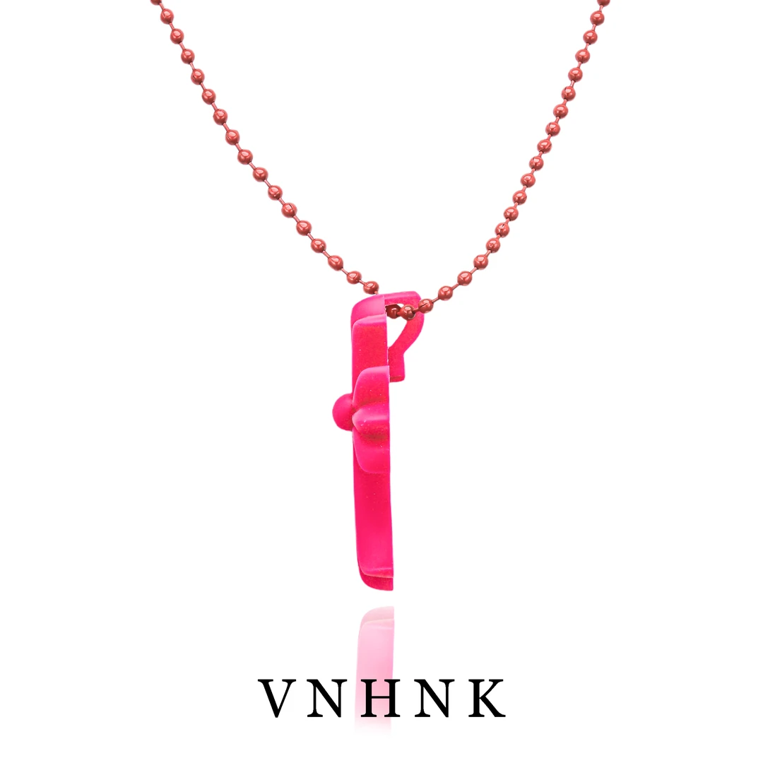 铜合金项链 美可儿    G202   红色(70cm)个性时尚项链预售