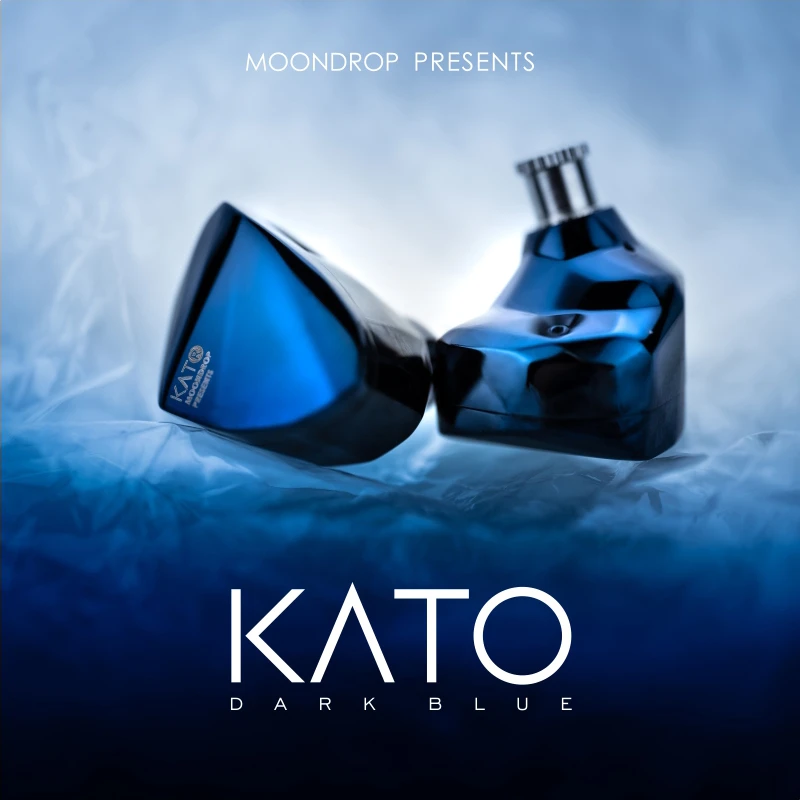 水月雨KATO 旗舰HIFI动圈耳机有线DLC复合振膜入耳式耳挂高音质