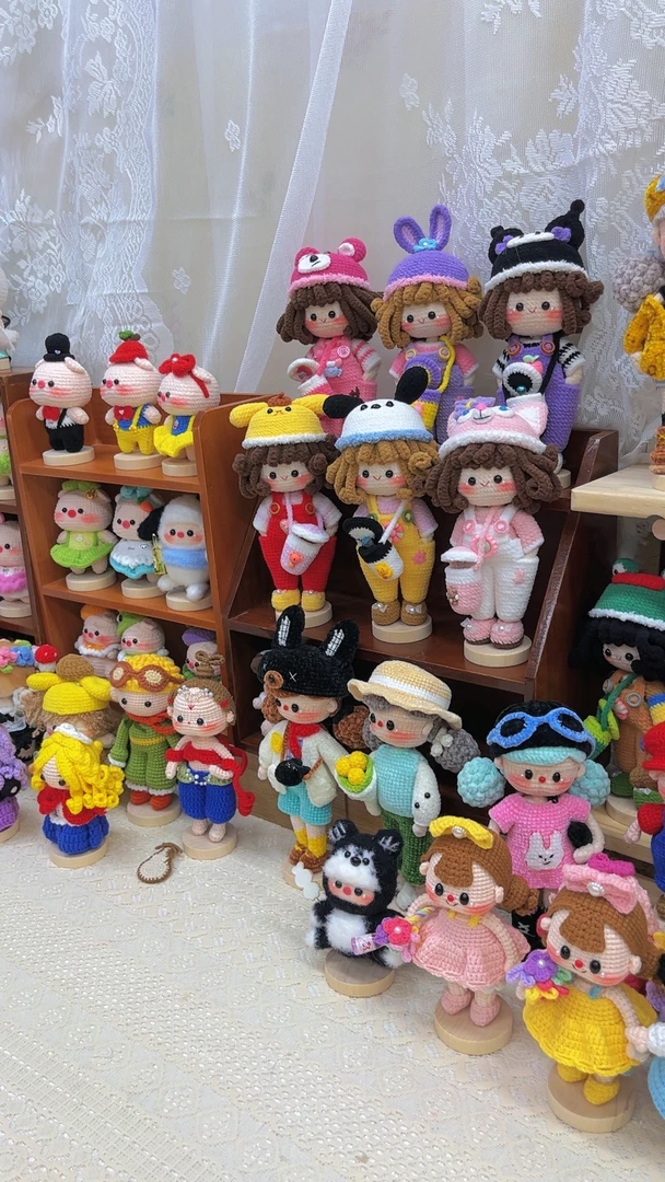 纯手工钩针编织毛线摆件创意礼物(直播间改价)