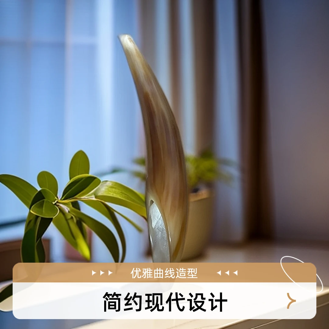 天然牦牛角刮痧筒背部疏通按摩刮痧板面部疏通舒缓身体护理