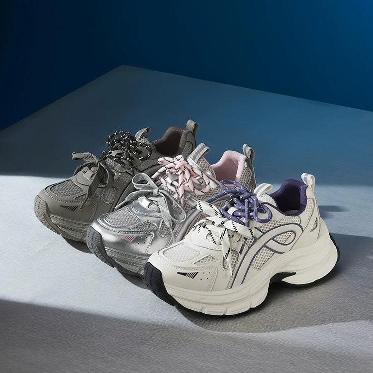 【百丽集团-天美意】春季潮款商场同款新品复古运动老爹鞋BK541AM5