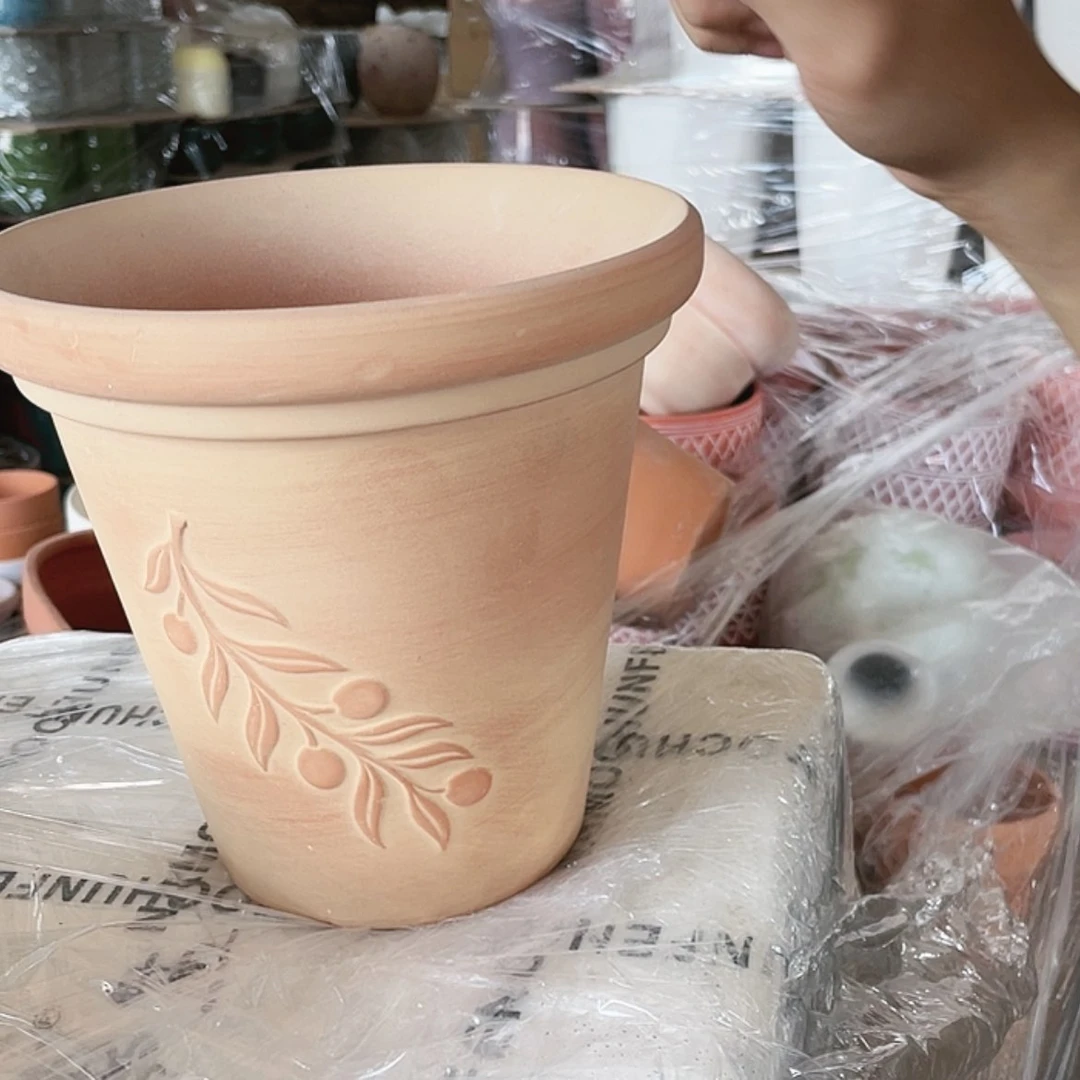 【闪购商品】红陶20CM（含）-50CM（不含）米黄橄榄20-20