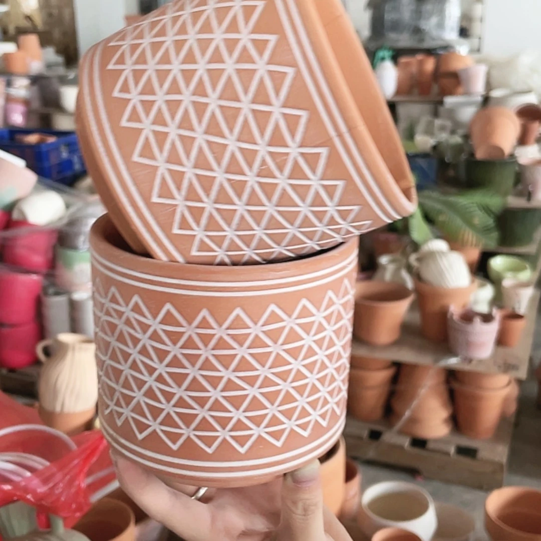 【闪购商品】红陶20CM（含）-50CM（不含）三角12-11两个