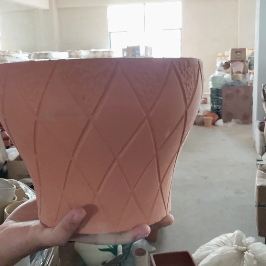 【闪购商品】红陶20CM（含）-50CM（不含）经典花口大号19-14