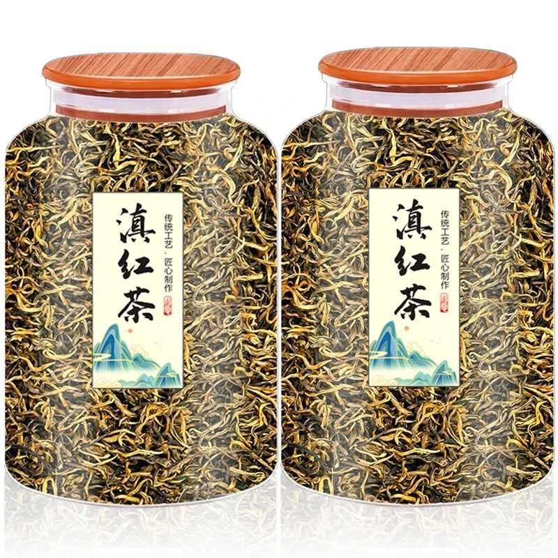 云南凤庆古树滇红茶原产地毛峰浓香型2024新茶叶金芽金丝蜜香罐装