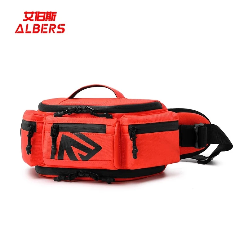 ALBERS星腰包摩托车骑行胸包机车装备骑士斜挎包男女运动防水背包