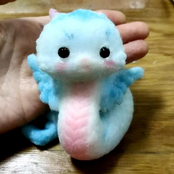 手工手绘捏捏飞黄腾达蛇彩色蛇捏捏乐动物捏捏解压玩具萌宠捏捏