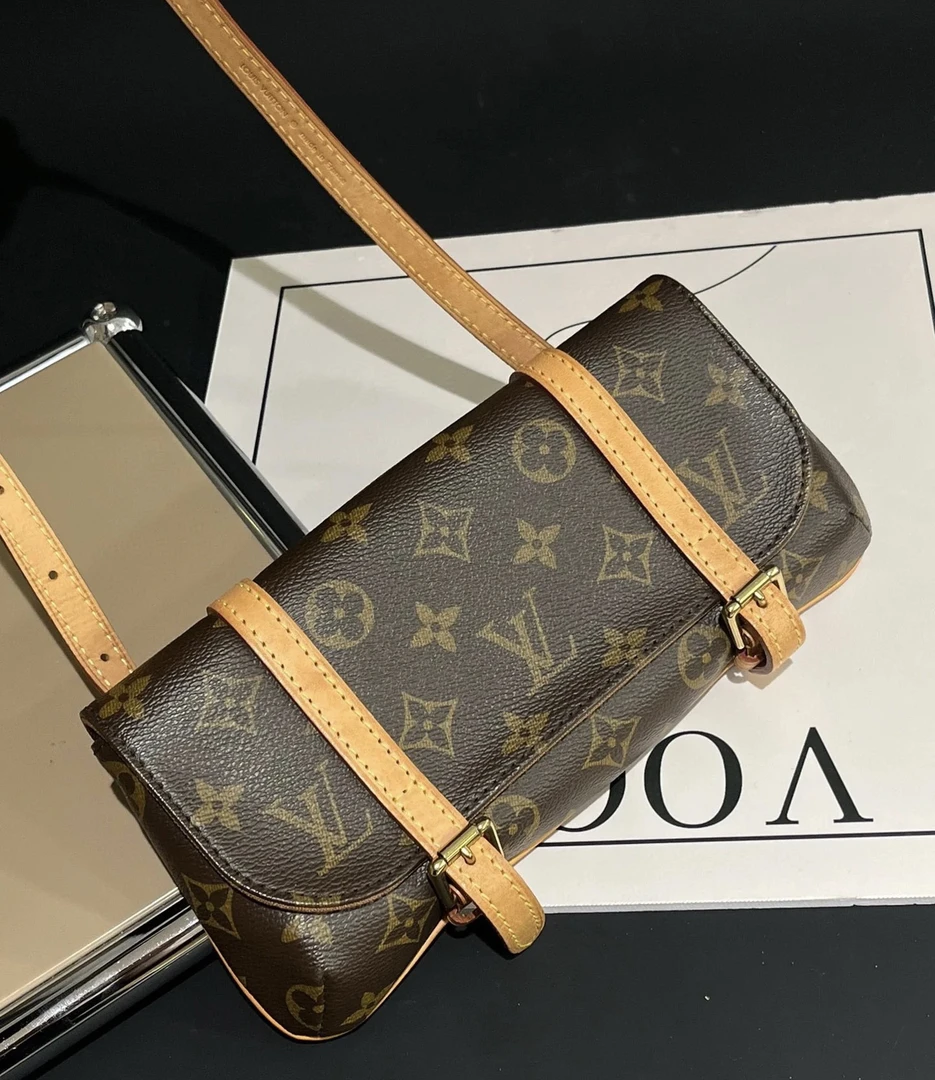 95新 LouisVuitton/路易威登 LV 老花变形金刚腋下手提包 45036