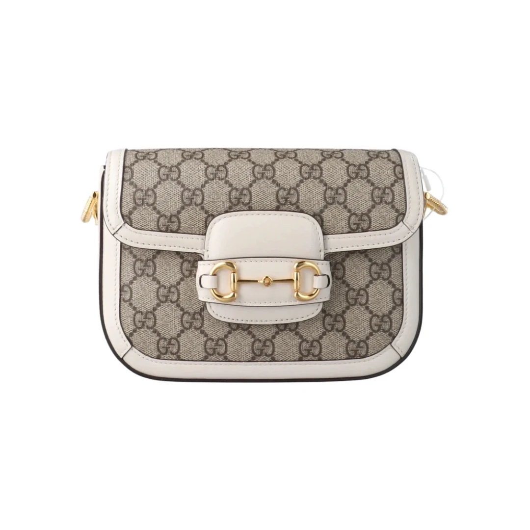 95新 GUCCI/古驰 GUCCI/古驰 白色老花1955单肩包 80190