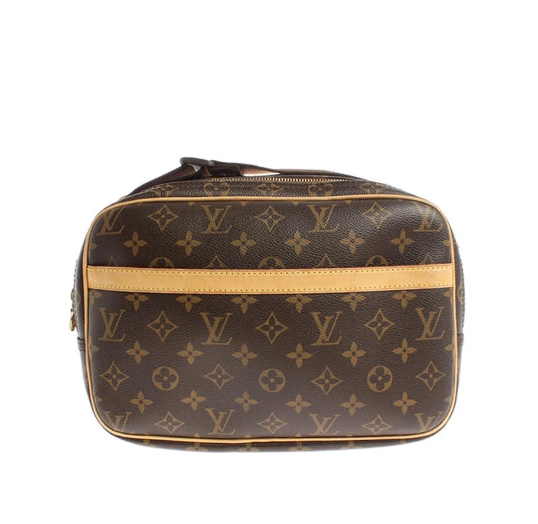95新 LouisVuitton/路易威登 LV 老花帆布相机包中号 25388
