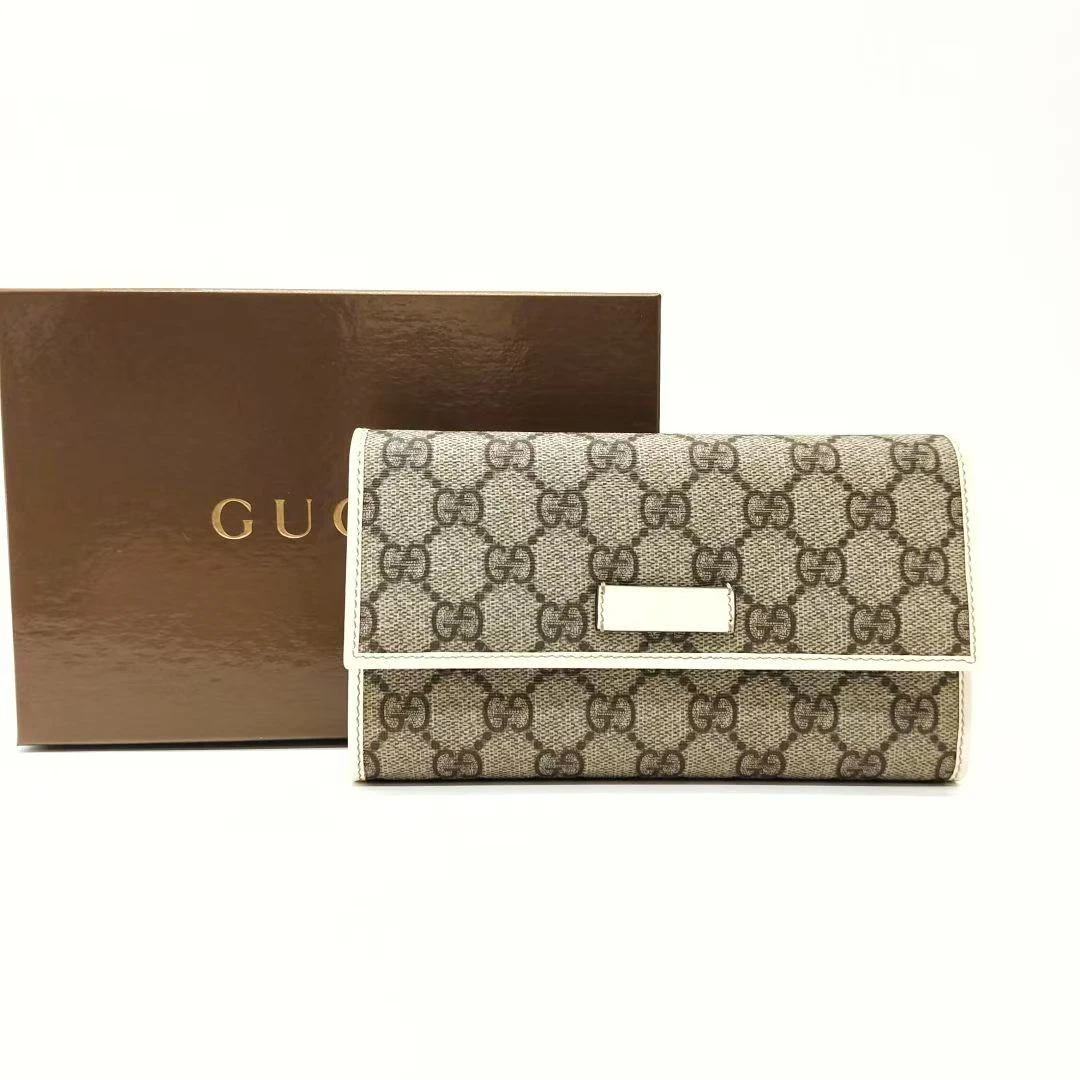 99新 GUCCI/古驰 GUCCI/古驰 老花长款钱包