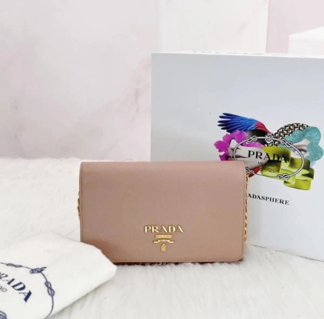 95新 Prada/普拉达 PRADA/普拉达包 裸色单肩包 20338