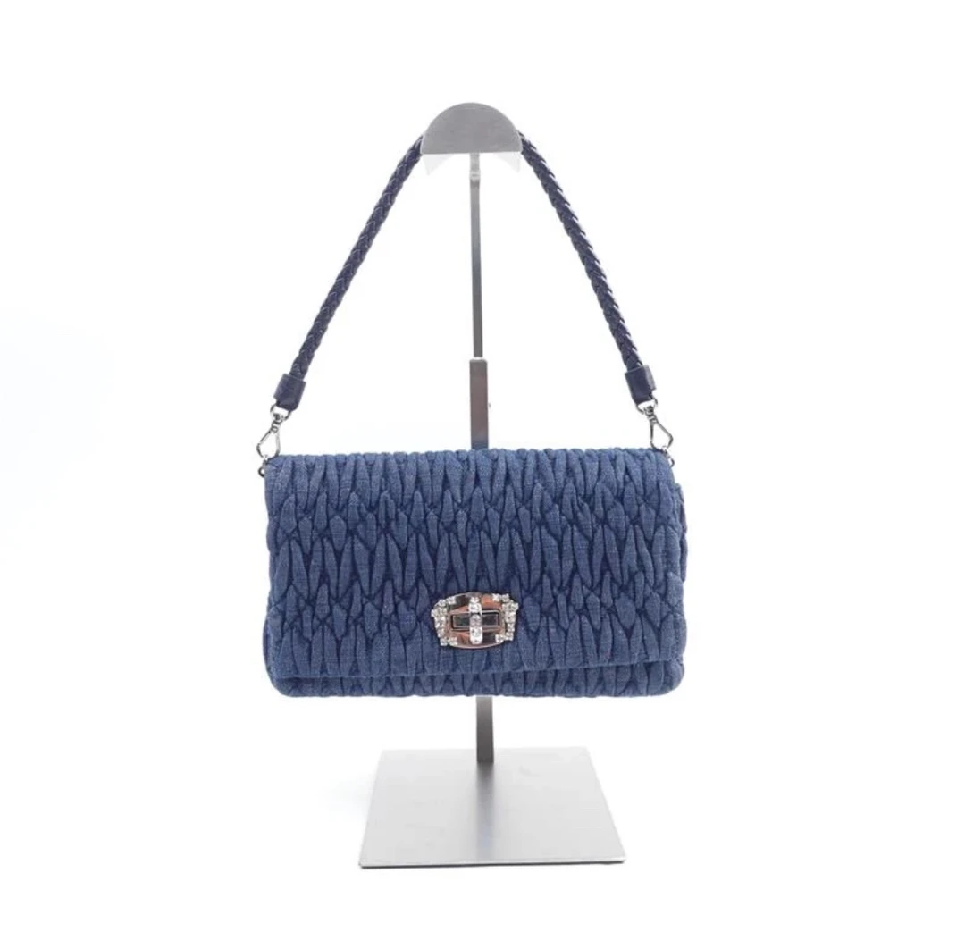 90新 MIU MIU/缪缪 MiuMiu/缪缪 时尚宝石单肩包 35688